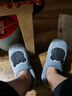 京东京造家居包脚棉拖鞋 轻简毛绒保暖包跟棉拖鞋男款 灰色44-45  JZ-3222 实拍图