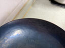 臻三环章丘铁锅熟炒锅手工锅不易粘锅炒锅无涂层炒菜锅厨房好物一环宗师 古法原色适合2-4人 32cm 实拍图