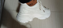 回力（Warrior）官方老爹鞋女鞋秋冬季百搭厚底增高休闲小白鞋女运动鞋子女米色38 实拍图