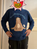 蕉内绒绒520H男士睡衣半边绒圆领家居服套装情侣款加绒加厚秋冬季保暖 实拍图