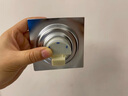 九牧（JOMOO）干湿两用通用方形地漏防臭地漏芯 卫生间下水洗衣机地漏三通接头 【亮银】不锈钢两用地漏92143 实拍图