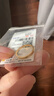 周六福  黄金戒指女款碎碎冰车花亮面指环送女友 计价 10号-1.84g 实拍图