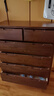 源氏木语全实木橡木五斗柜收纳七斗柜卧室客厅家具电视柜简约抽屉储物柜子 胡桃色六斗柜95.9*40.2*115.6cm 整装 实拍图