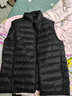雪中飞秋冬新款男式轻薄羽绒服马甲基础男士短款羽绒秋马甲 宝石黑|8086 XL 180/100A 实拍图