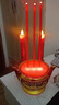 电子蜡烛 电蜡烛烛台无烟长明灯电池插电居家供灯财神爷灯佛烛台 23cm高-心富+香炉 摇摆灯 晒单实拍图