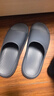 京东京造【3.5cm踩屎感】eva厚底拖鞋男士防臭休闲凉拖鞋 碳灰 44-45 实拍图