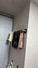京东京造 反重力毛巾架拖鞋架 免打孔太空铝单杆厨房卫生间浴室置物 50cm 实拍图