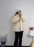 波司登（BOSIDENG）25年新款羽绒服90绒女短款连帽保暖防风修身加厚外套B250245112XS 【店长推荐】暖杏黄|3442-欧若风 XS 155/80A 体重约110以内 实拍图
