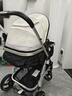 纽贝耳newber婴儿车 婴儿推车 婴儿车0-3岁用折叠可坐可躺带减震 可换向 黑白  优质pu皮+抑菌护脊睡板 实拍图