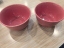 马卡龙色系陶瓷碗奶油色高颜值家用釉下彩餐具ins新款饭碗甜品碗 2个装【4.5英寸碗】混色 实拍图