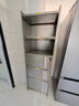 帅仕（shuaishi）厨房用具置物架落地餐边橱柜冰箱夹缝收纳碗柜微波炉烤箱储物柜子 灰【整柜加高】6层60长-加深款 实拍图