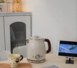 美的（Midea）艺术家电热水壶  烧水壶自动断电保温一体  1.6L大容量电热水壶 316L不锈钢恒温壶 精准控温 63-Q 实拍图