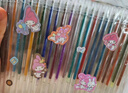 舒星卡皮巴拉36色混装彩色闪光啫喱笔手帐专用亮晶晶发光闪粉儿童闪亮变色荧光流沙珠光绘画用 实拍图