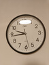 康巴丝（Compas）挂钟客厅 简约静音客厅石英钟表挂墙时钟 c2866 黑色 30.5cm直径 实拍图