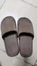 安尚芬拖鞋男士夏季新款室内家居简约轻便洗澡防滑踩屎感情侣凉拖鞋女 咖色 42-43 适合41-42（内长260MM） 实拍图
