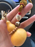 繁夏天然葫芦汽车挂件车内饰品车载后视镜挂饰平安护路车内吊坠车载 实拍图