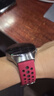 华为原装氟橡胶手表表带WATCH GT6 GT5Pro/WATCH4 GT4Pro/WATCH3 GT3 2Pro/Runner/Buds男女款腕带 活力运动氟橡胶-22mm接口-男款-活力红 实拍图