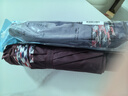 天堂 加大雨伞三折 晴雨两用商务伞10骨大雨伞男女 暗红紫 实拍图