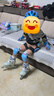 乐秀（ROADSHOW）轮滑鞋儿童溜冰滑冰鞋可调男女童专业轮滑鞋6-12岁初学RX1S滑轮鞋 【锁轮款】绿色R8套装送礼包 S 小码(28-31适合2-5岁) 实拍图