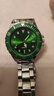 新款手表男士石英潮流商务钢带腕表 绿色水鬼 实拍图