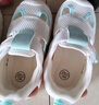 婧麒（JOYNCLEON）婴儿凉鞋宝宝学步鞋软底防滑网面单鞋透气男女宝网鞋婴儿机能鞋 兰月白Jbx178078 19 码(内长14cm脚长13.5cm) 实拍图