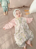 威尔贝鲁（WELLBER）恒温睡袋婴幼儿1-3岁竹棉睡衣秋冬儿童宝宝防踢被子厚夹棉 绮梦S 实拍图