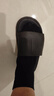 京东京造【美利奴羊毛】男式40%羊毛袜子男冬季吸湿保暖防臭 黑色 实拍图