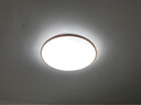 雷士（NVC）LED吸顶灯中国风木艺书房卧室灯圆形智能高显全光谱包安装 实拍图