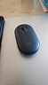 罗技（Logitech）时尚系列 PEBBLE鼠标 无线蓝牙鼠标 办公静音鼠标 女性鼠标对称鼠标 鹅卵石造型 石墨黑 实拍图
