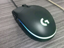 罗技（G）G102第二代游戏鼠标 RGB流光灯效鼠标 轻量化  游戏级8000DPI传感器 黑色 200-8000DPI 实拍图