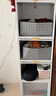 帅仕（shuaishi）厨房用具置物架落地餐边橱柜冰箱夹缝收纳碗柜微波炉烤箱储物柜子 白【整柜加高】6层60长-加深款 实拍图