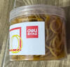 得力（deli）【超级爆款】100g筒装耐用橡皮筋/橡胶圈/牛皮筋 高弹力不易断 财务办公用品 3215 实拍图