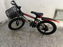 百士盾儿童自行车山地单车6-16岁以上学生减震双碟刹越野中小男女孩赛车 旗舰版单速【辐条轮】黑红色 18寸丨适身高115-135丨 实拍图