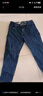 马登工装美式复古水洗丹宁牛仔裤直筒宽松阔腿裤日系休闲长裤子男秋 深蓝 34 实拍图