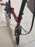 大行（DAHON）K3折叠自行车小轮自行车14英寸3速成人学生通勤车载单车KAA433 黑红色 实拍图