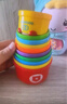 谷雨彩虹叠叠杯早教婴儿玩具儿童宝宝玩具叠叠乐1-3岁男女孩圣诞礼物 G108 谷雨彩虹叠叠杯 实拍图