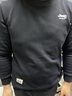 JEEP SPIRIT吉普卫衣男秋冬季韩版圆领宽松男士百搭长袖打底衫 黑色加绒 XL 实拍图