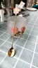 逸居客（YIJUKE）【樱花】304不锈钢咖啡勺长柄搅拌勺冰勺甜品勺小勺子汤匙搅拌勺 实拍图