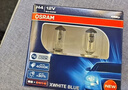 欧司朗（OSRAM）汽车灯泡 大灯远光灯近光灯卤素灯 亮白蓝H7【4000K】12V 55W 实拍图