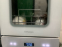 GORGENOX歌嘉诺5套免安装洗碗机台式小型热风烘干uv除菌婴护果蔬洗家用超窄洗碗机可洗锅 白色（新升级软水系统） 实拍图
