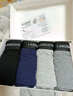 浪莎男士内裤男纯棉10A抗菌平角裤透气中腰男式四角裤男生裤头4条装 实拍图