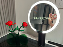 AMIRO觅光O2高清化妆镜led带灯智能美妆镜子 三色补光 生日礼物送女友 黛丽黑 实拍图