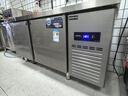 志高（CHIGO）冷藏工作台奶茶店设备全套水吧台不锈钢保鲜平冷操作台冰柜 厨房冰箱商用保鲜工作台 1.5M-0.6M-0.8M双温【-18°|数显】 【不锈钢内层架】店长推荐 实拍图