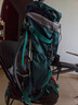 艾王（AIONE）新款专业户外登山双肩背包40升大容量男女轻便量化徒步旅行防泼水 条纹碧悠绿 (第三代8109C) 35+5L（背负系统+送防雨罩） 实拍图