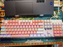 机械革命 耀·K330机械键盘 有线键盘 游戏键盘 104键混彩背光键盘 全键无冲 电脑键盘 白粉色 茶轴 实拍图