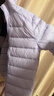 安奈儿（Annil）儿童轻薄羽绒服男女童短款外套2024轻暖亲子装 石楠紫 170  实拍图