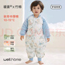 威尔贝鲁（WELLBER）恒温睡袋婴幼儿1-3岁竹棉睡衣秋冬儿童宝宝防踢被厚夹棉 梦境3XL 实拍图