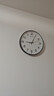 康巴丝（Compas）挂钟客厅钟表 简约石英钟表挂墙时钟 3294A 黑色 实拍图