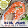 渔吻三文鱼排挪威轮切三文鱼排新鲜中段三文鱼扒鱼类整条轮切鲜冻 三文鱼排 1500g 实拍图