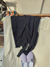 纤丝鸟棉氨秋衣秋裤套装男士圆领柔棉高弹透气吸汗 黑色L 实拍图
